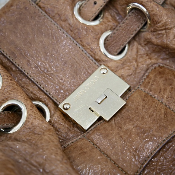 Jimmy Choo Leather Caramel Ramona Tote - Picture 5 of 7